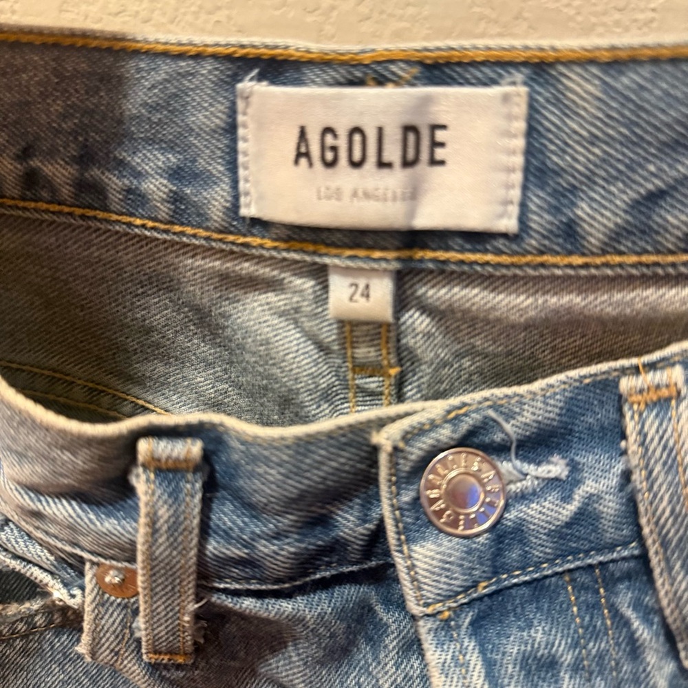 AGOLDE 90's Mid Rise Loose Fit Jeans in Fall Out - Picture 3 of 6